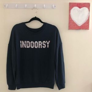 Navy Blue, Soft, & Stretchy Women’s Sweatshirt | Zoe + Liv | Oversized Pullover